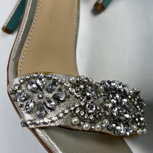 Betsey Johnson GINA Women's Stiletto Heels - Silver - Picture 14 of 16